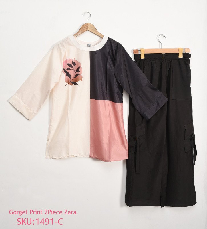 Grip printed 2 piece shirt & trouser